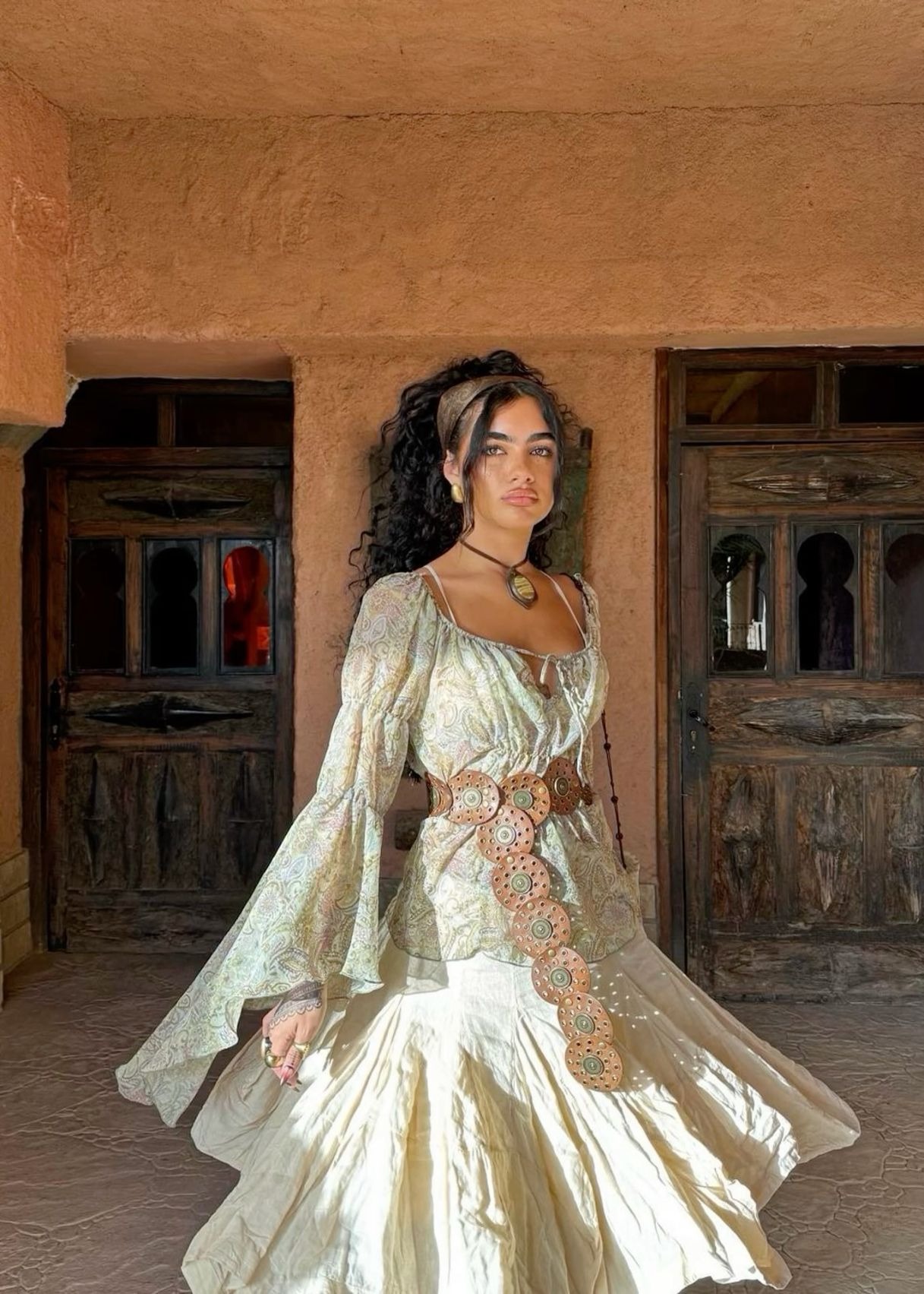 BOHEMIAN BLOUSE & SKIRT